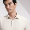 INVICTUS Slim Fit Chevron Self Design Formal Shirt