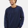 Jockey Combed Cotton French Terry Sweatshirt with Ribbed Cuffs-2716