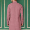 Jompers Geometric Embroidered Mandarin Collar Sequins Straight Kurta