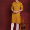 Jompers Geometric Embroidered Sequinned Straight Kurta