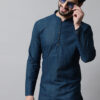 Jompers Men Embroidered Chikankari Kurta