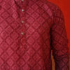 Jompers Men Floral Printed Sequinned Floral Kurta