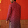 Jompers Men Floral Printed Sequinned Floral Kurta