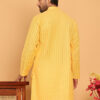 Jompers Striped Mandarin Collar Pure Cotton Straight Kurtas