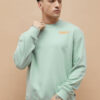 Kappa Graphic Printed Round Neck Cotton Pullover Sweatshirt