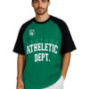 Leotude Men Typography Printed Oversized T-shirt