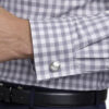 LIVIK APPAREL Gingham Checks Spread Collar Cotton Shirt