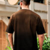 Maniac Men Dyed Round Neck Cotton Oversized T-shirt