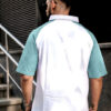 Maniac Men Printed Polo Collar Cotton Oversized Tshirt