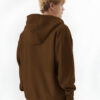 Maniac Men Solid Hooded Oversized Drop-Shoulder Sleeves Sweatshirt