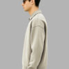 Maniac Men Solid Plain Mock Collar Full Sleeve Sweatshirt