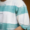 Maniac Men Striped Round Neck T-shirt