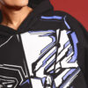 MARVEL STREET Black Panther Humour & Comic Printed Hooded Oversized Pullover