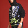 MARVEL STREET Black Panther Humour & Comic Printed Hooded Oversized Pullover