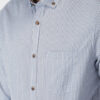 Mast & Harbour Men Blue & White Slim Fit Striped Casual Shirt