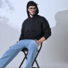 Mast & Harbour Men Hooded Long Sleeves Pullover Sweatshirt