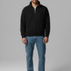Mast & Harbour Men Mock Collar Pullover Oversized Sweatshirt