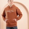 Mast & Harbour Men Printed Hooded Sweatshirt