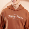 Mast & Harbour Men Printed Hooded Sweatshirt