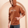 Mast & Harbour Men Printed Hooded Sweatshirt