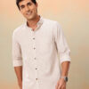 Mast & Harbour Men Striped Pure CottonCasual Shirt