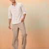 Mast & Harbour Men Striped Pure CottonCasual Shirt