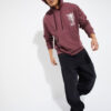 max Men Printed Hooded Sweatshirt