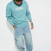 max Men Typography Printed Round Neck Long Sleeves Pullover Sweatshirt