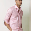 MISCHIEF MONKEY Classic Striped Cotton Casual Shirt