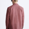 MISCHIEF MONKEY Men Classic Button-Down Collar Solid Cotton Tailored Fit Casual Shirt