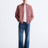 MISCHIEF MONKEY Men Classic Button-Down Collar Solid Cotton Tailored Fit Casual Shirt