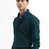 MISCHIEF MONKEY Men Solid Spread Collar Cotton Formal Shirt
