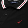 Nautica Solid Polo Collar Pure Cotton T-shirt