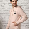 NOBERO Men Graphic Printed Hooded Sweatshirt