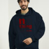NOBERO Men Oversized Hooded Sweatshirt
