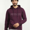 NOBERO Men Printed Hooded Sweatshirt