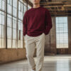 NOBERO Men Round Neck Sweatshirt