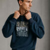 Organic Chics Men Printed Sweatshirt