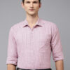 Park Avenue Men Slim Fit Micro Checks Formal Shirt