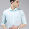Park Avenue Self-Design Slim Fit Formal Shirt