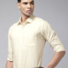 Park Avenue Self Design Slim Fit Textured Formal Shirt