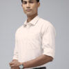 Park Avenue Self Design Slim Fit Textured Formal Shirt