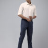 Park Avenue Self Design Slim Fit Textured Formal Shirt