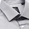 Park Avenue Slim Fit Self Striped Cutaway Collar Formal Shirt