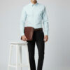 Park Avenue Striped Spread Collar Slim Fit Formal Shirt