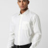 Peter England Slim Fit Micro Ditsy Printed Spread Collar Cotton Formal Shirt