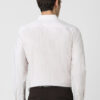 Peter England Spread Collar Long Sleeves Slim Fit Striped Formal Shirt