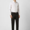Peter England Spread Collar Long Sleeves Slim Fit Striped Formal Shirt