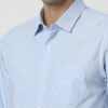Peter England Spread Collar Long Sleeves Striped Slim Fit Formal Shirt