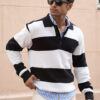Powerlook Men Striped Sweatshirt